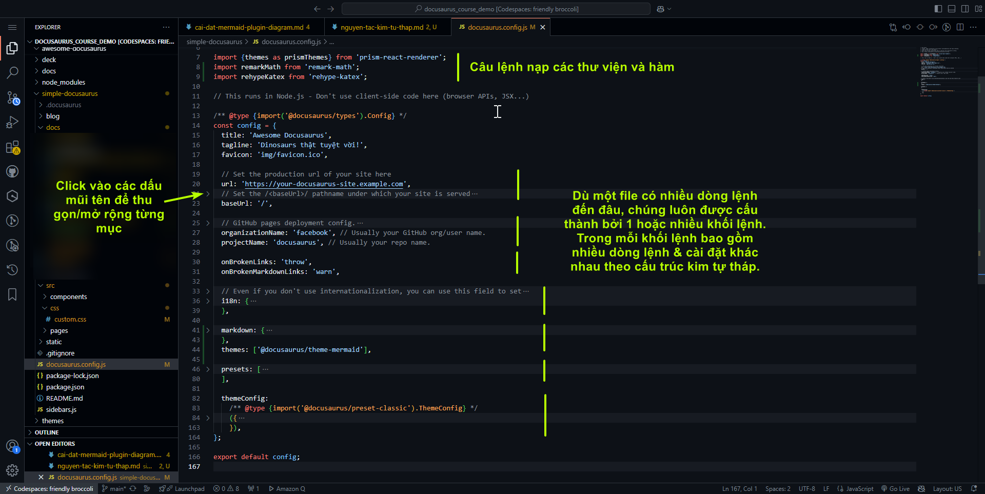 Cấu trúc file config